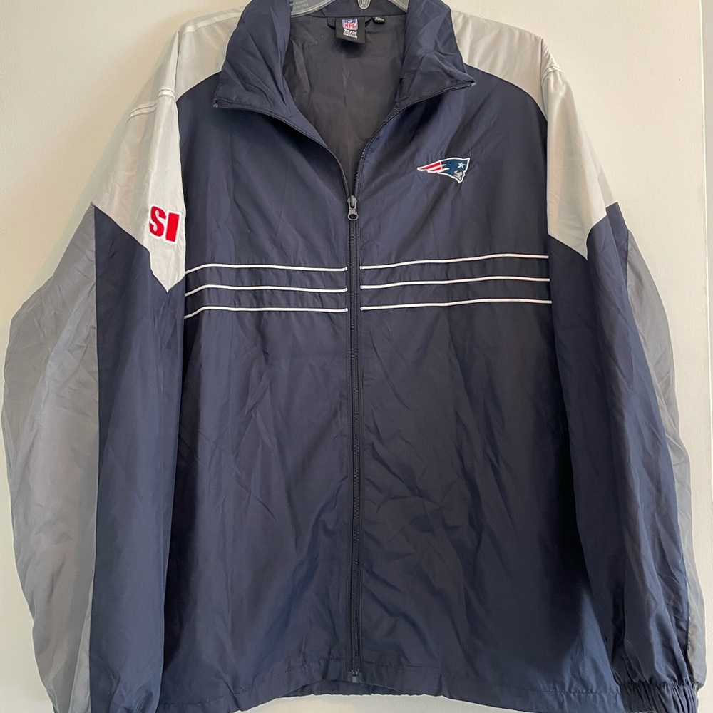 New England Patriots Zip-Up Jacket / Wind Breaker